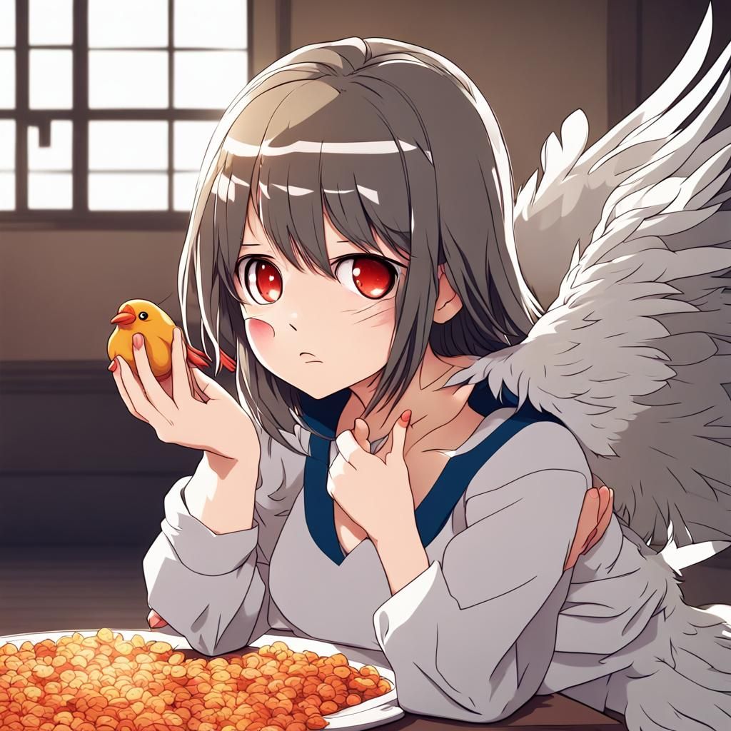 Anime-Inspired Girl Plays Blind Chicken Game