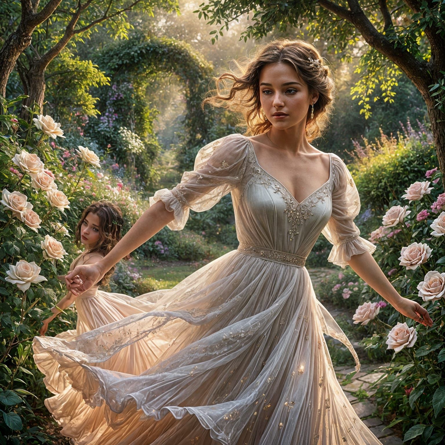 Ethereal Fantasy Garden Beauty