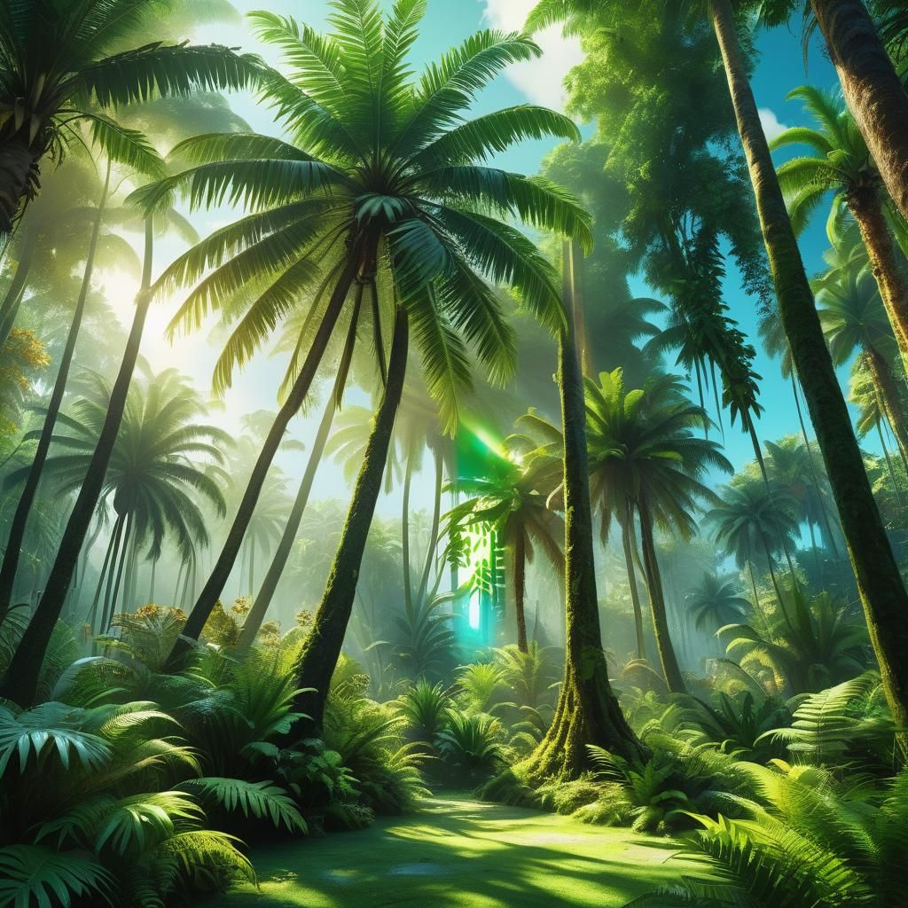 Surreal Paradise Paradise in Tropical Splendor