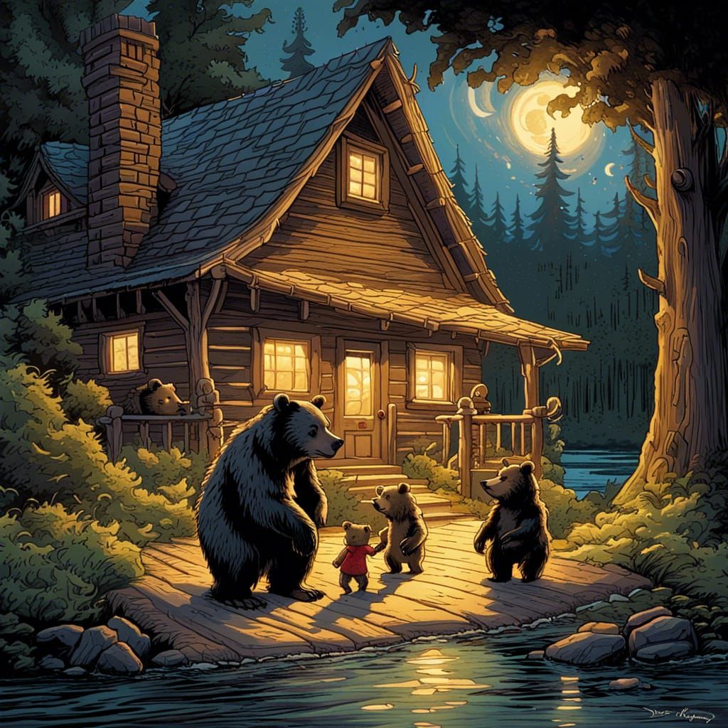 Goldilocks Meets Mama Bear in an Enchanting Disney-Inspired....