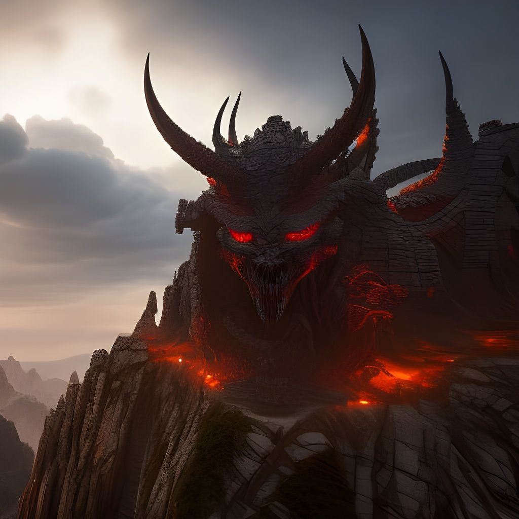 Ancient Demon Awakens Amidst Thunderstorm Fury