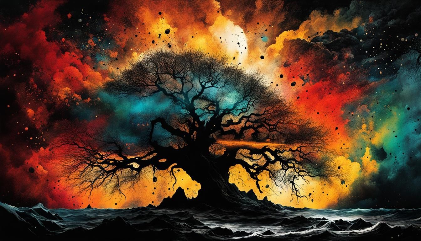 Fantasy Harbour in Turbulent Light