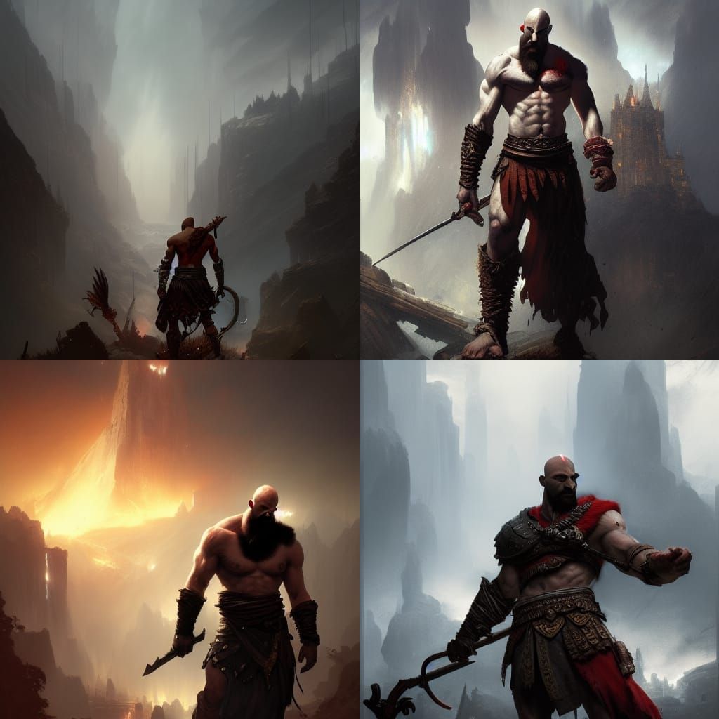 Epic Dark Fantasy Concept Art in Vibrant Colors