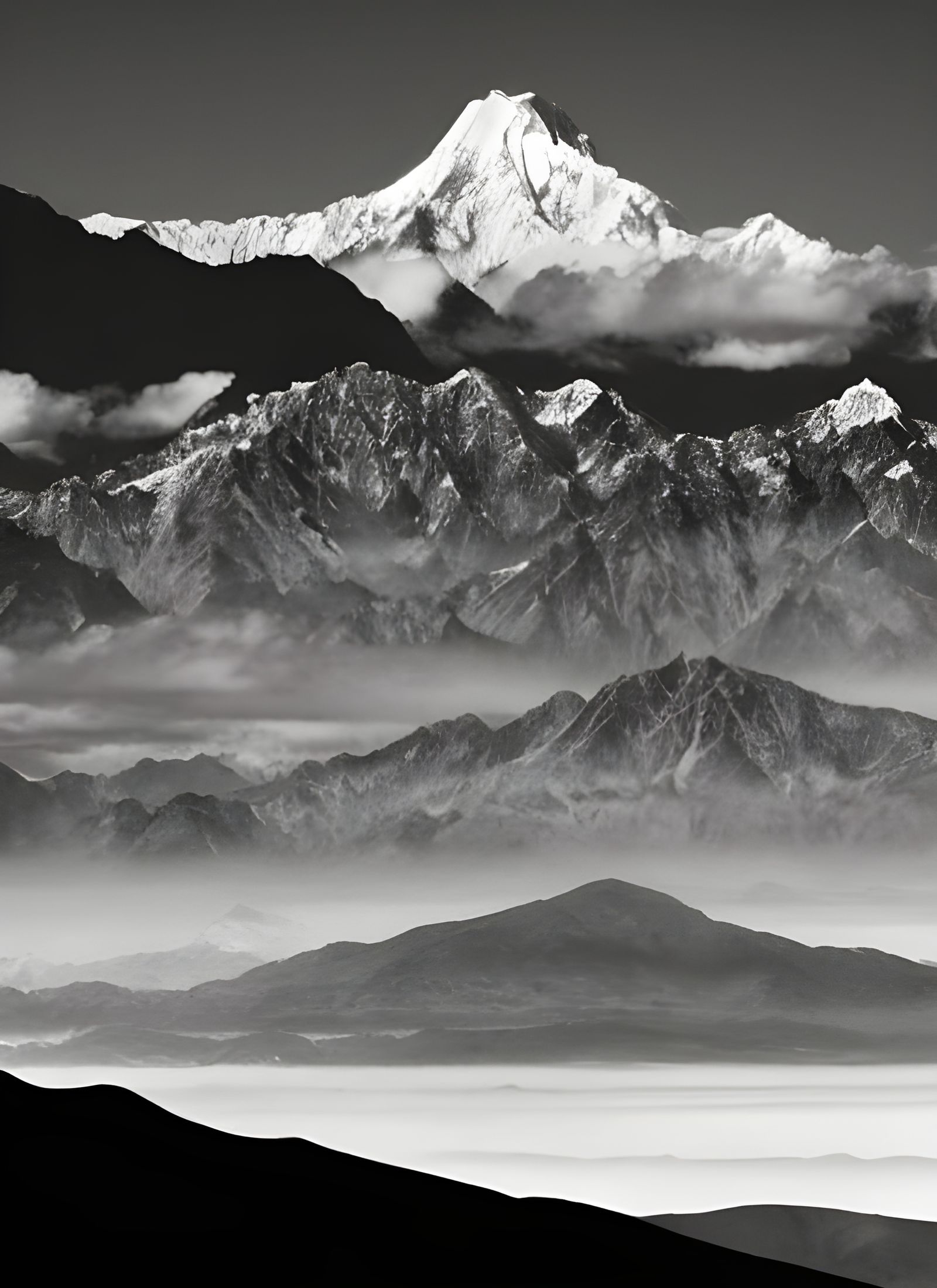 Tibetan Landscape Masterpiece in Hasselblad Style