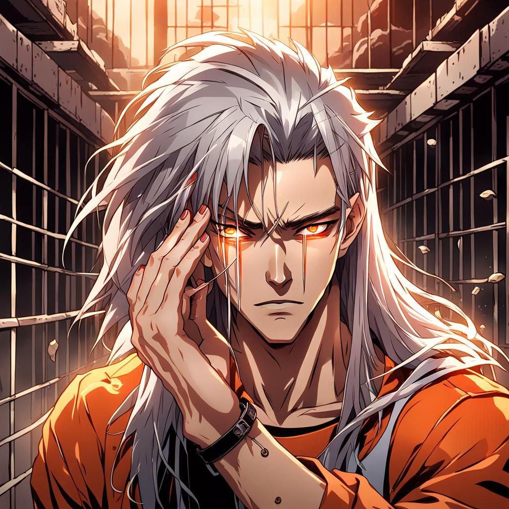 Surreal Young Hero Trapped in Dark Fantasy Prison