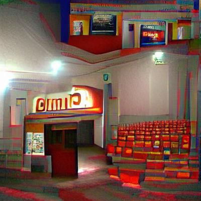 Cinema in Neon Noir Style