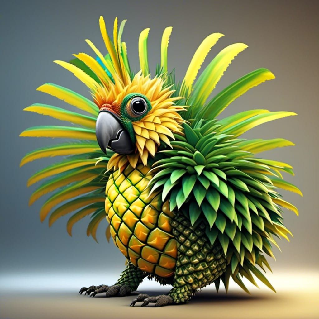 Pineapple Parrot