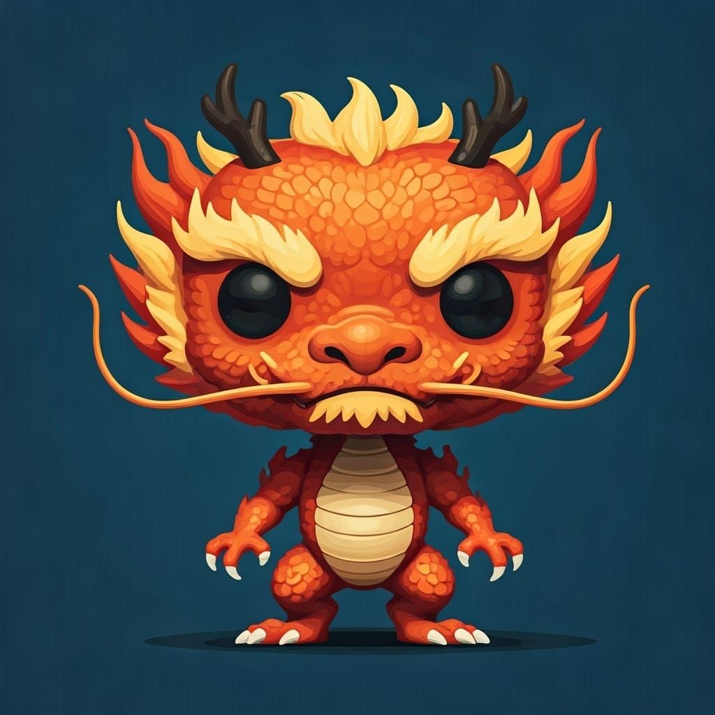 Chinese Dragon Funko Pop Vinyl Figure in Vibrant Colors