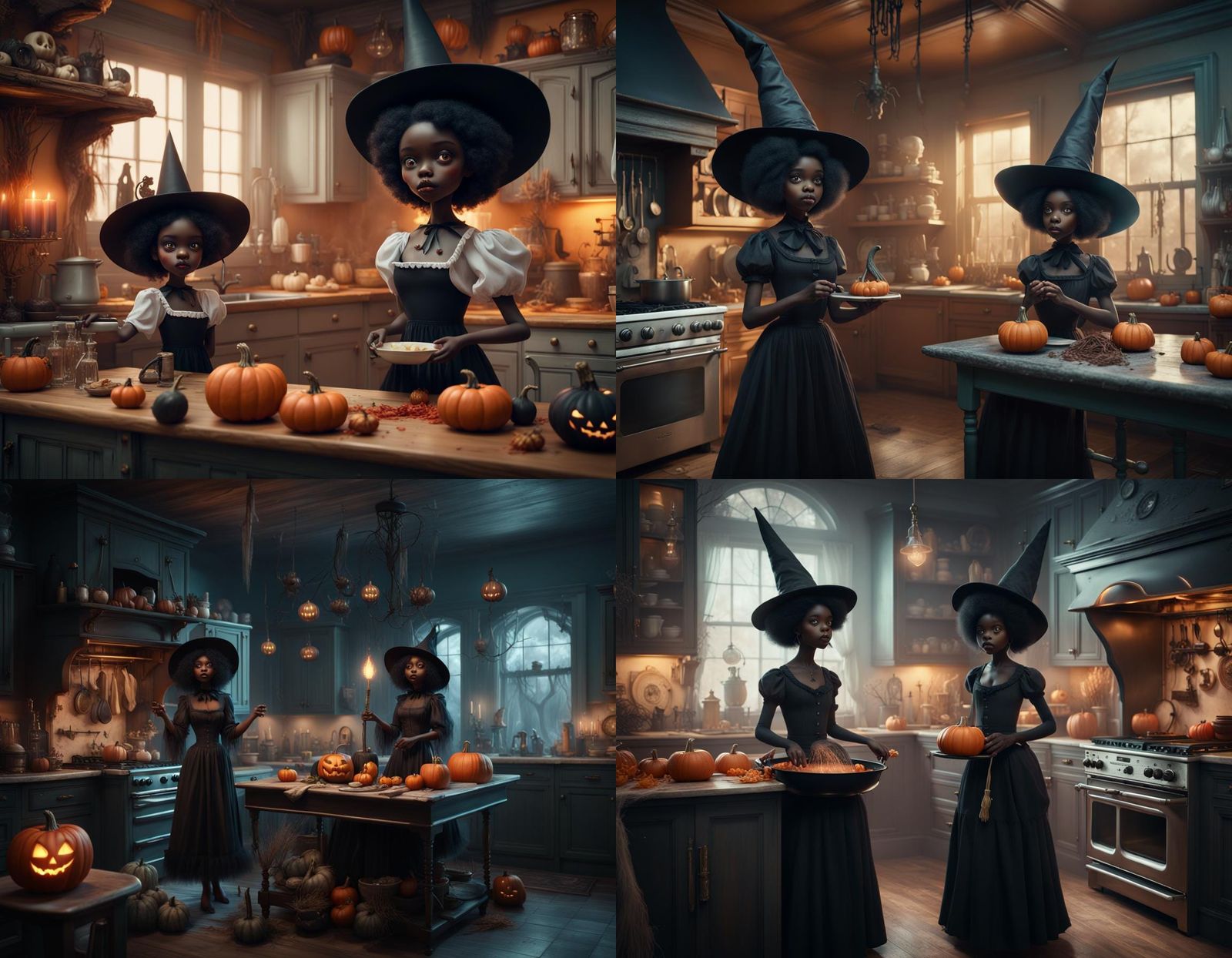 Dark Goddesses Conjure Halloween Spectacle in a Mark Ryden-I...