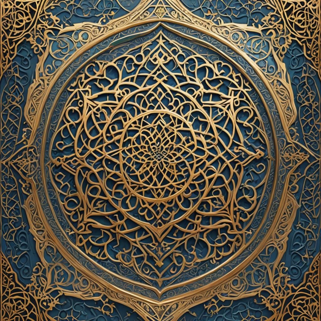 Andalusian Quran Cover in Photorealistic Style