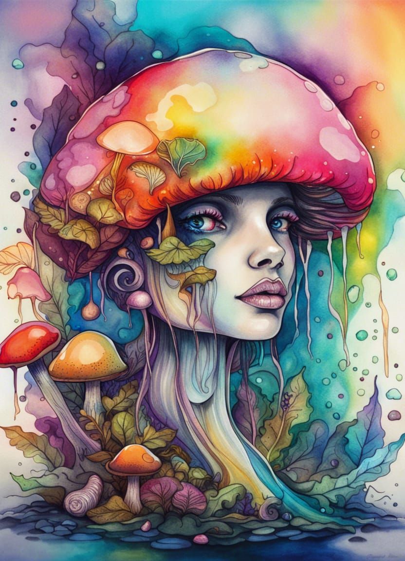 Rainbow shroomette
