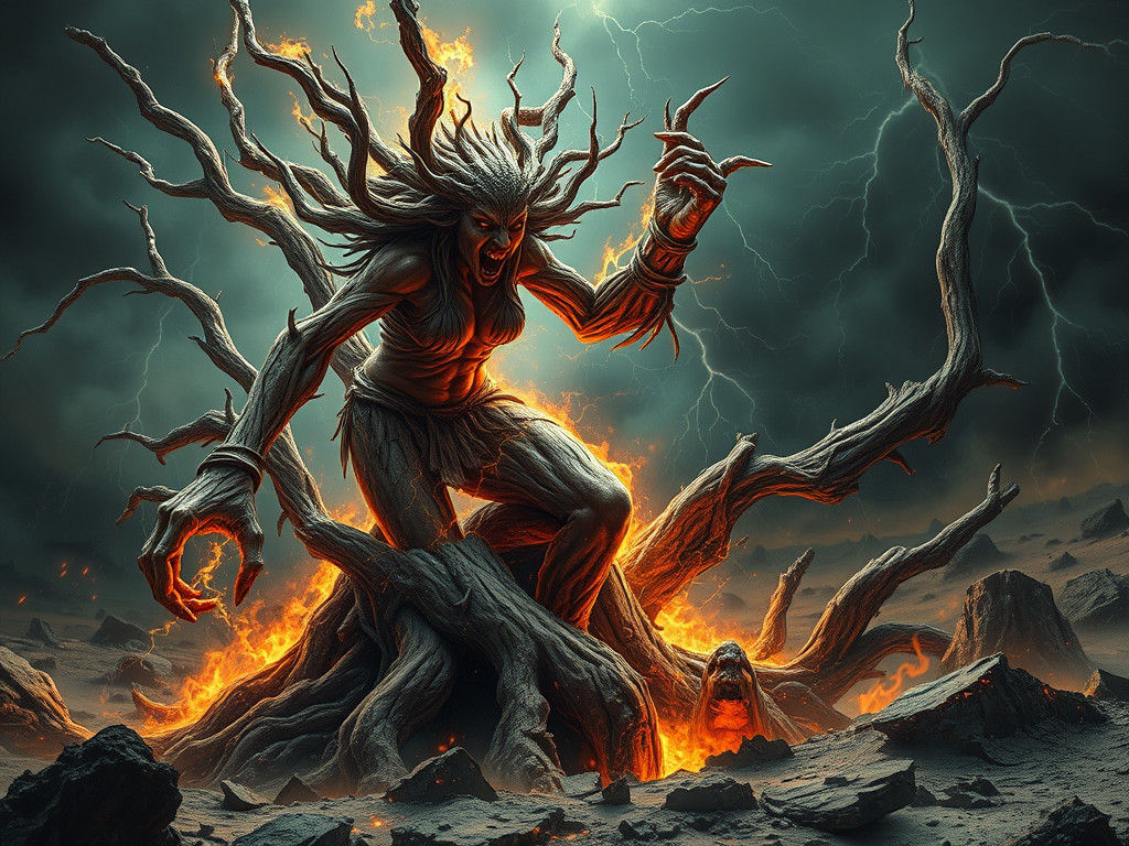 Ancient Tree Woman Unleashes Cosmic Horrors in Dystopian Lan...