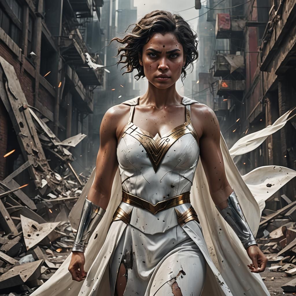 Gritty Fantasy Superwoman Unveiled in Dazzling 8K