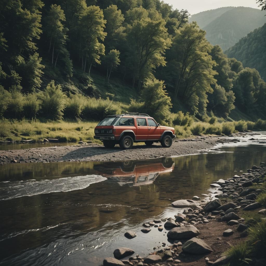 Epic Roadside Masterpiece, Shot on 35mm Film