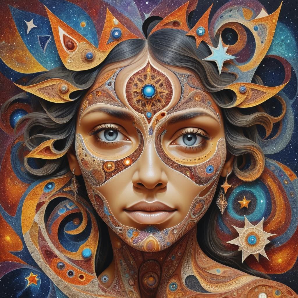 Fractal Cosmic Mother of Creation