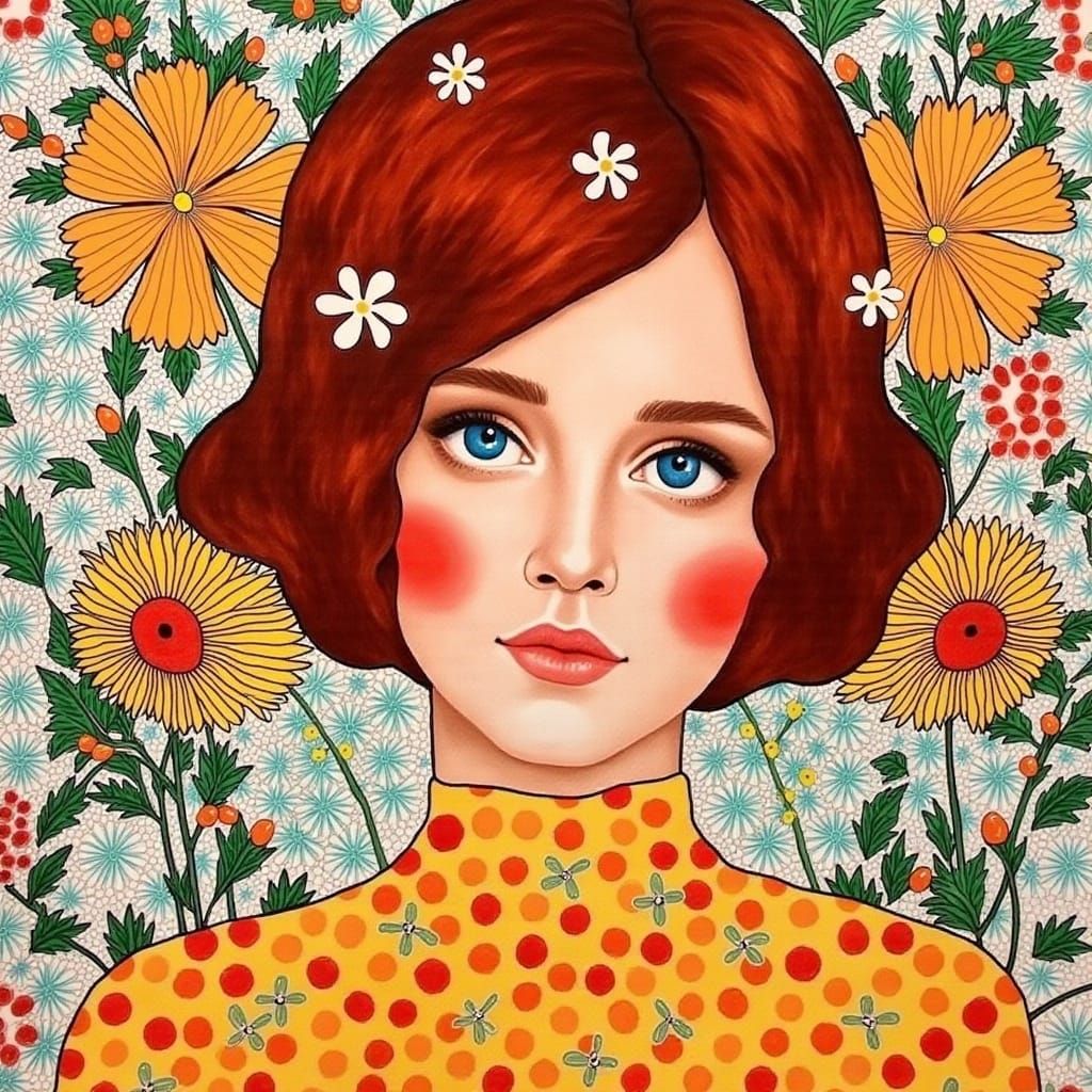 <lora:Ozdemir style:1.0> Stylized, abstract finely detailed mosaic of a woman with a geometric and mosaic-like design. T...