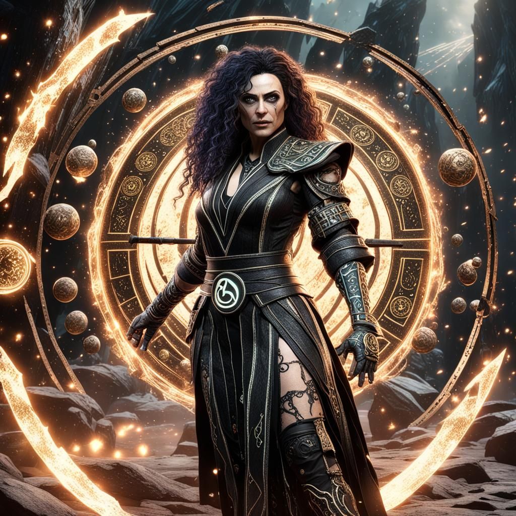 Bellatrix and Kronika as Cosmic Sorceress