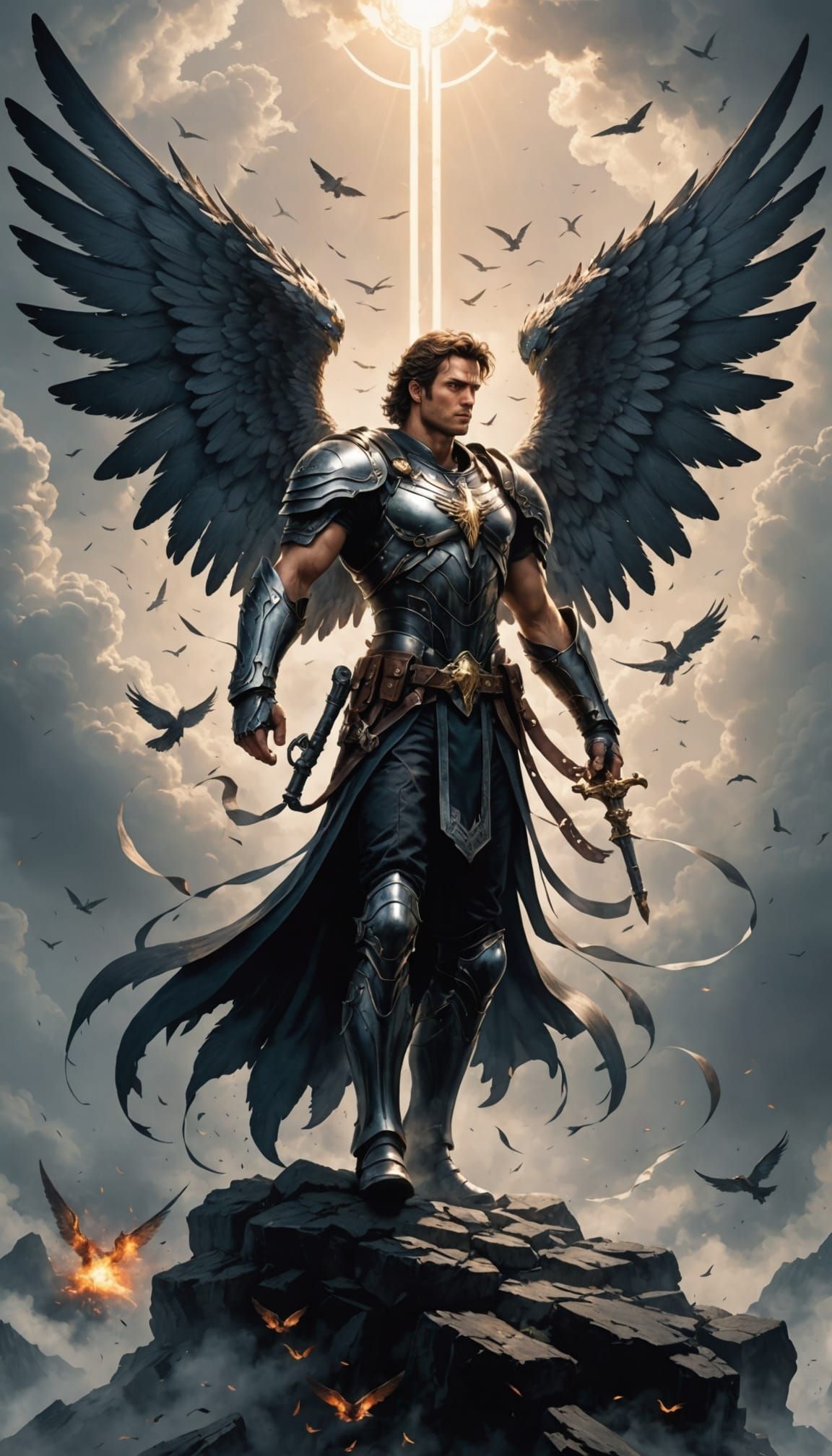 Wings Symbolizing Law and Justice