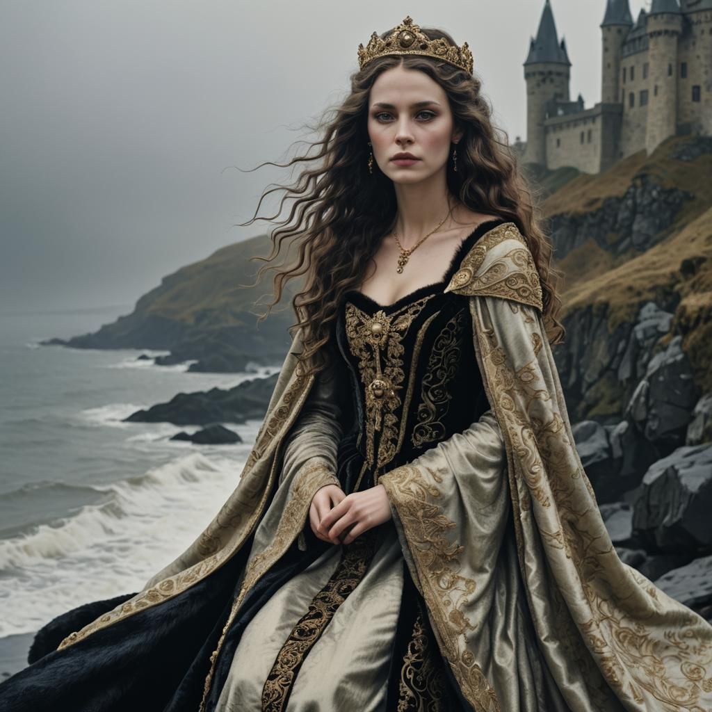 Ethereal Medieval Lady of the Sea