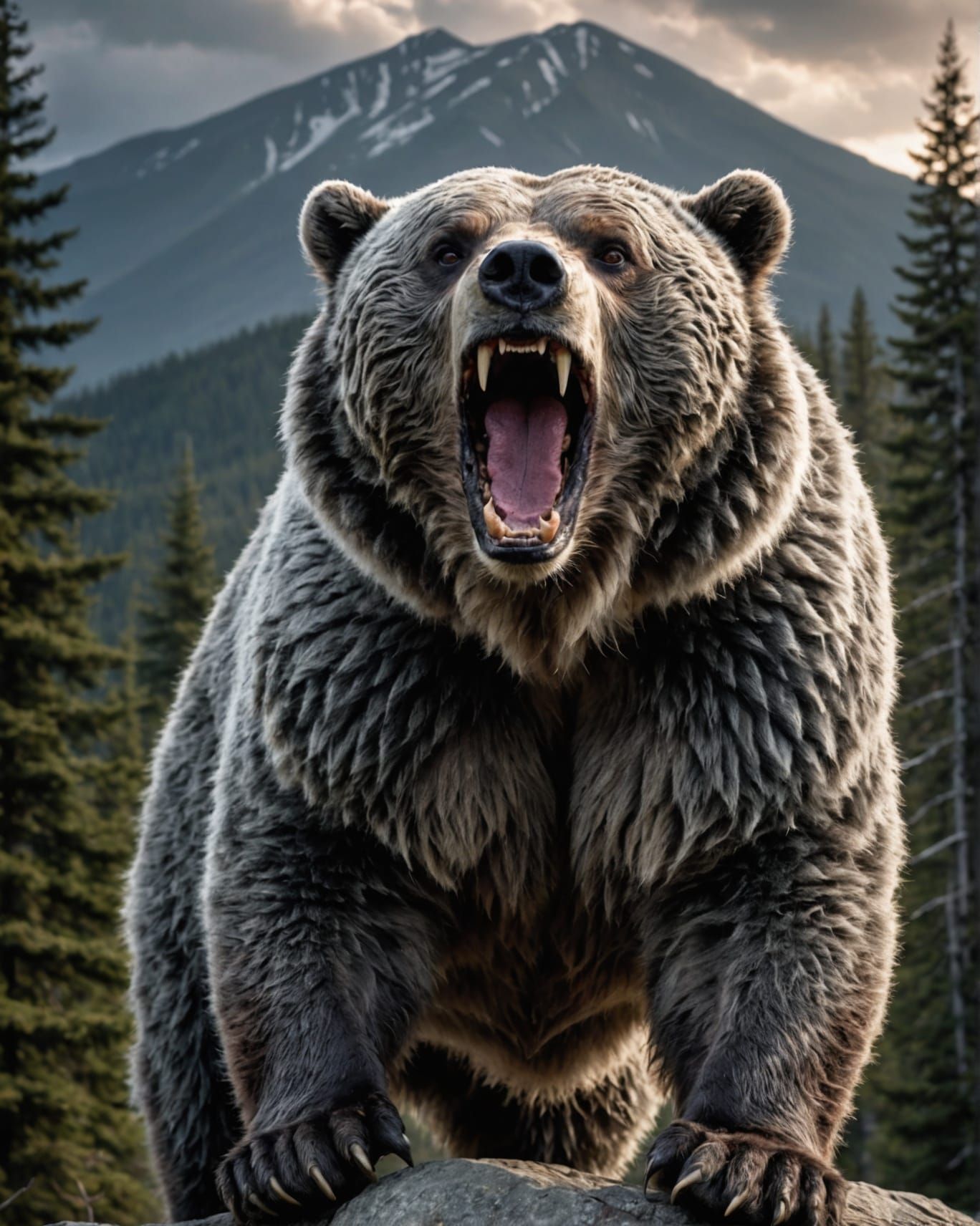 Oso gris rampante.
(005_240808.05)