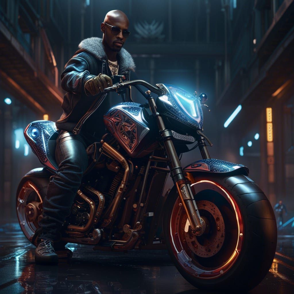 Epic Fantasy Tribute to DMX and Ruff Ryders in a Futuristic...