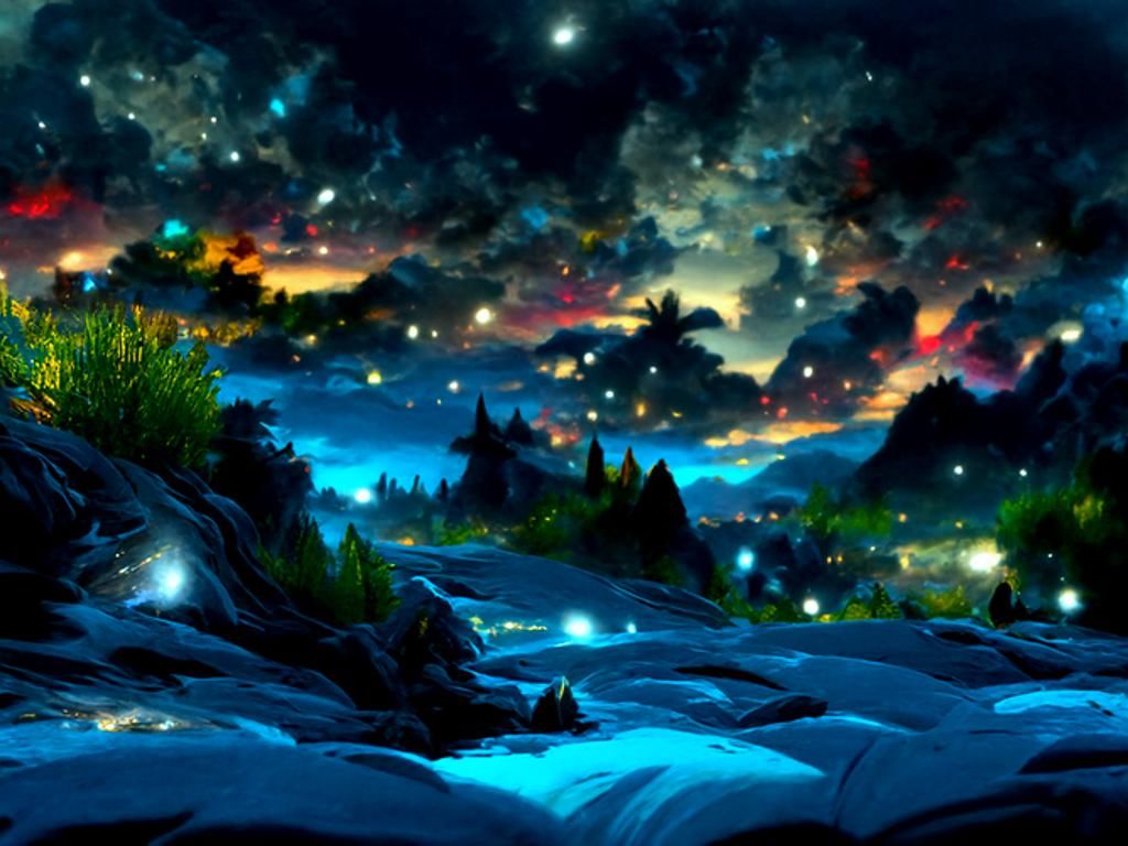 Landscape at Night