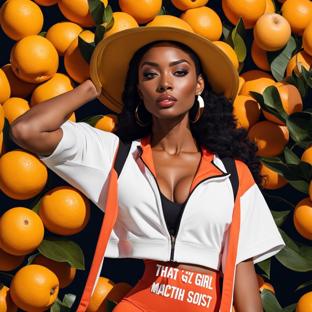 Fit Woman in Leggings and Sweatshirt