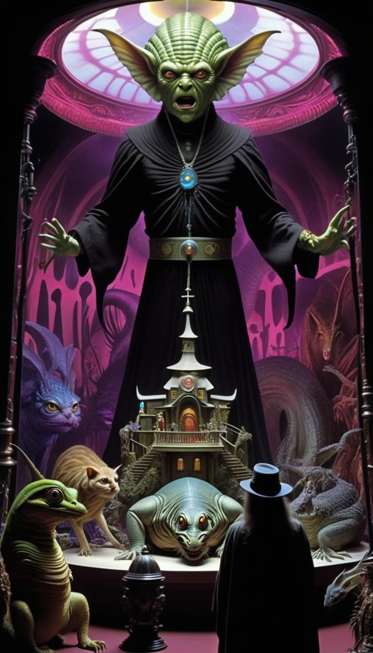 Exorcizing Jabba in Vibrant Nightmare Wonderland