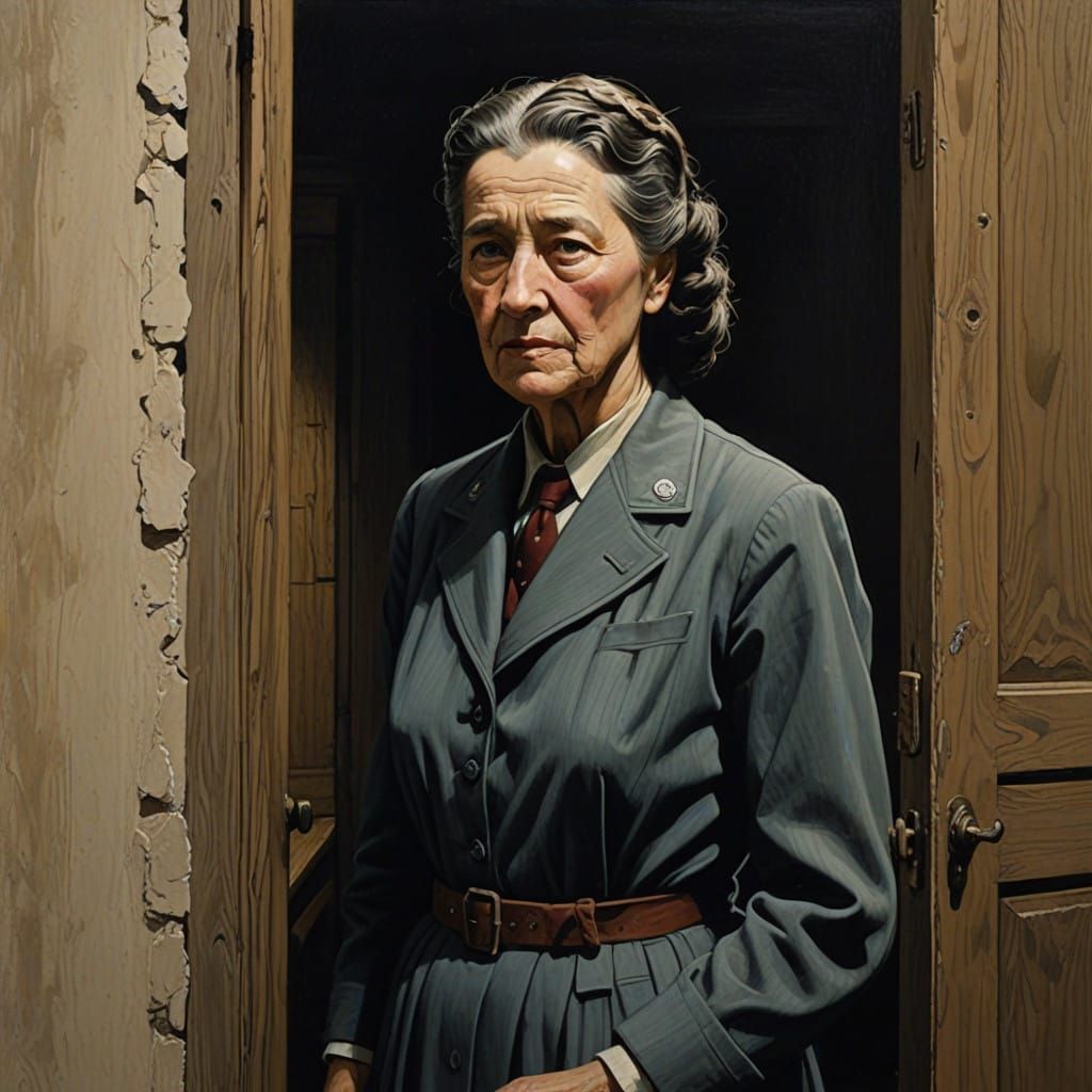 A Young Girl's Secret Refuge in 1940s Holland