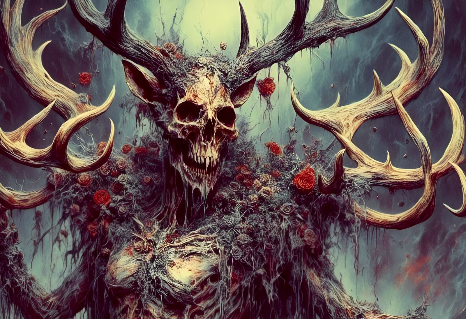 Ethereal Lord of the Hunt in Macabre Masquerade