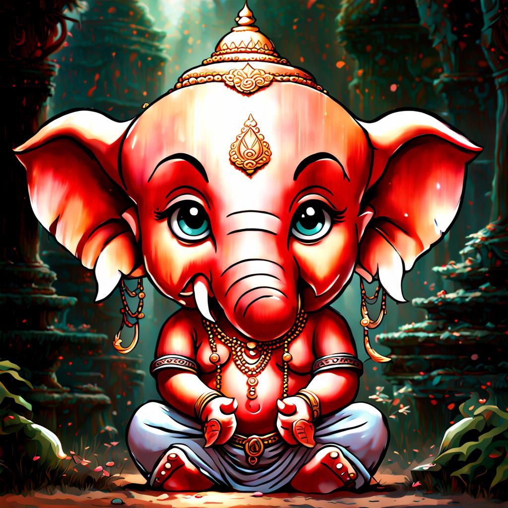 Chibi Ganesh: Heroic Demon Slayer