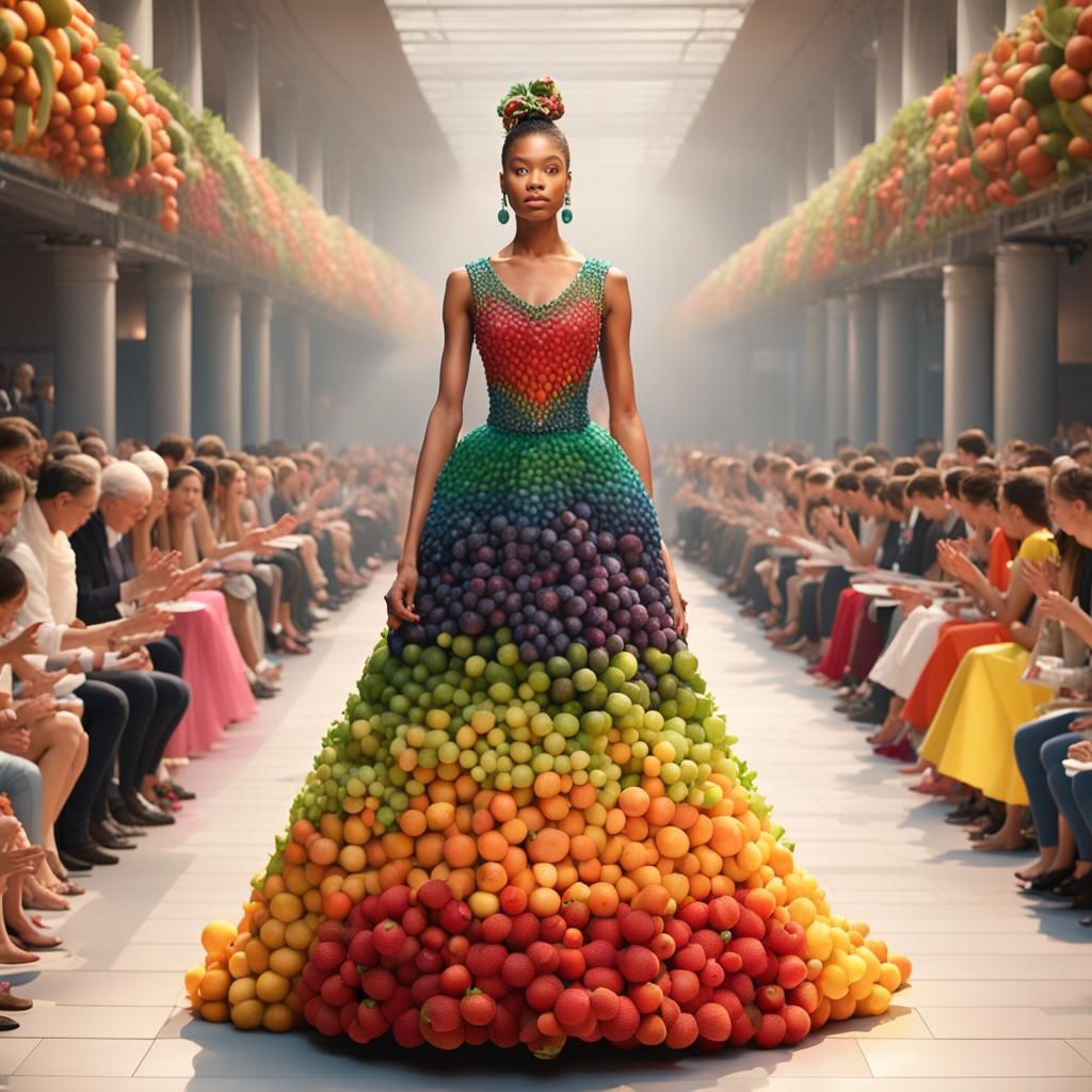 Garden Goddess on the Catwalk