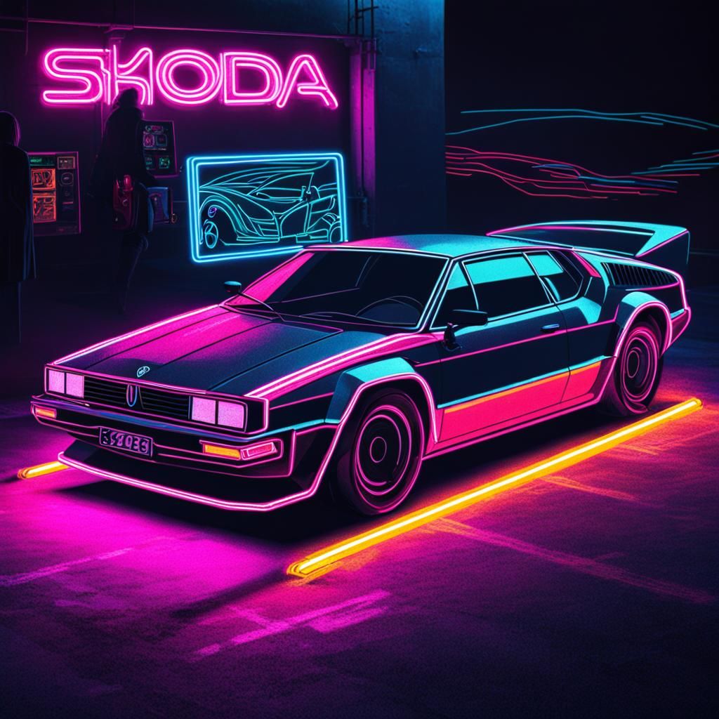 Electric Dreams Skoda Super Car