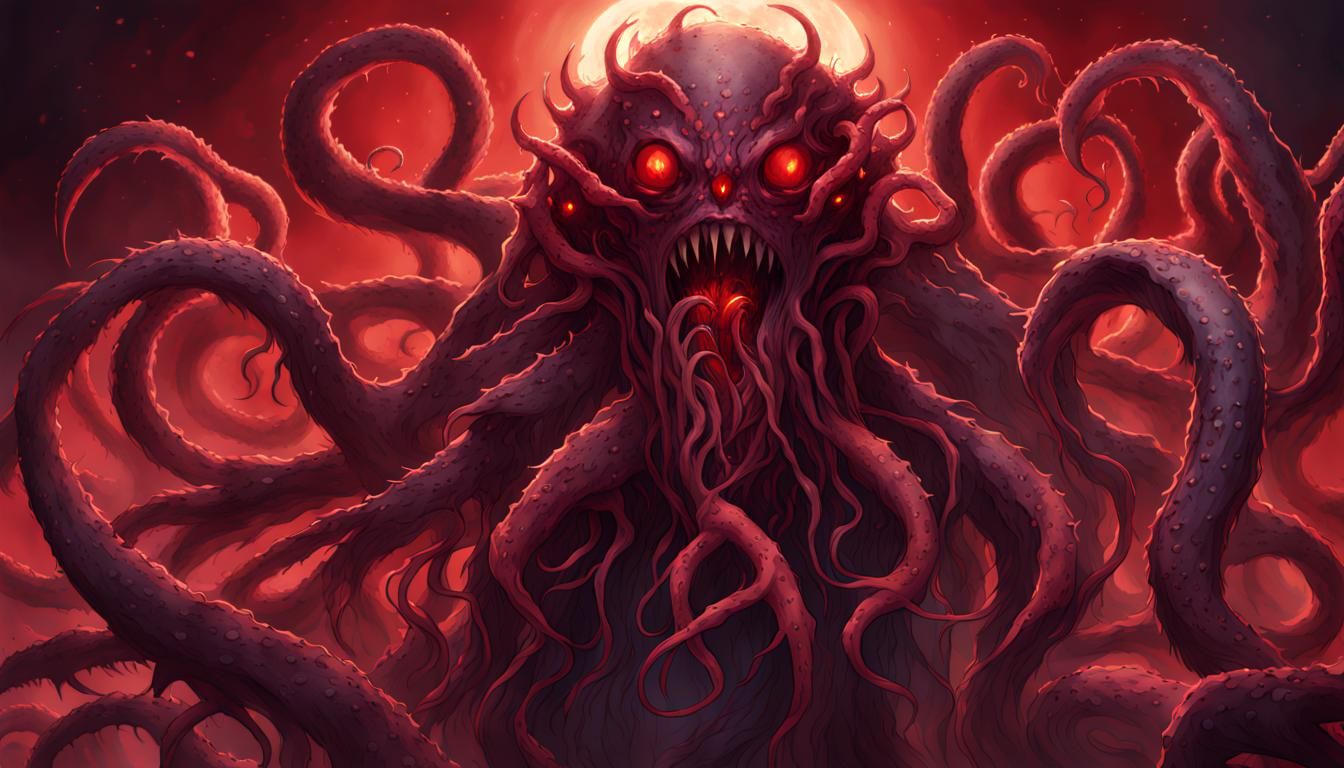 Cosmic Horror God in Hyperbolic Terror Ascent