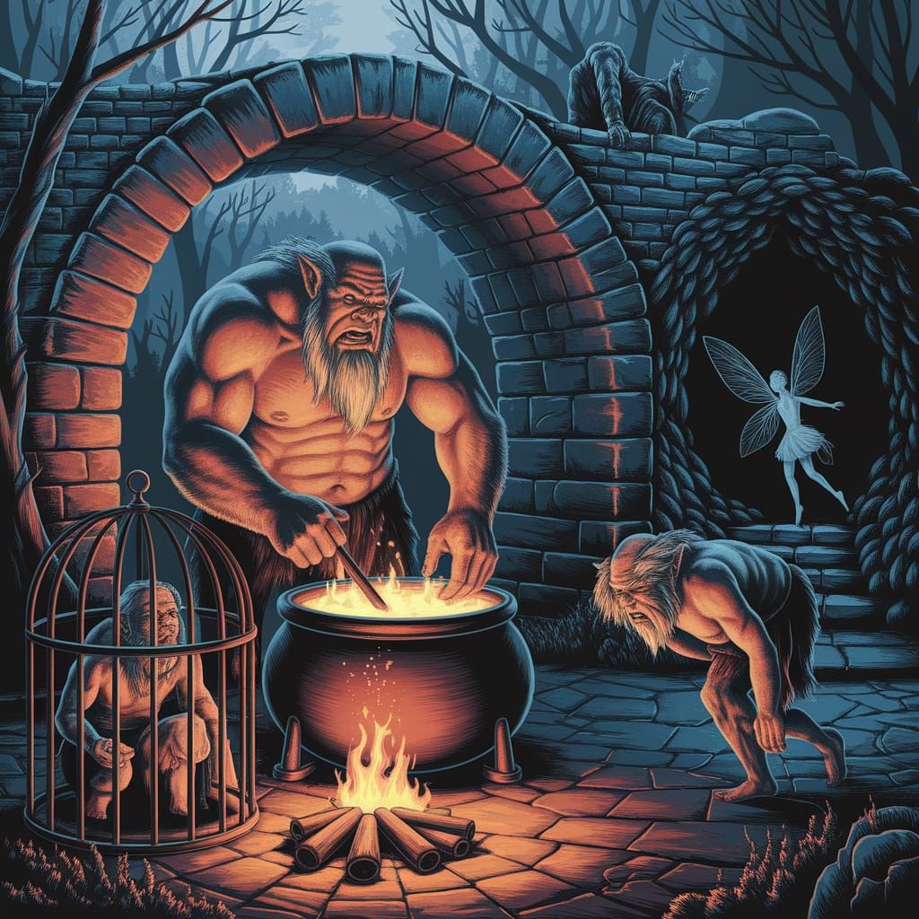 Brutus Troll Cooking a Fine Fathers Day Stew