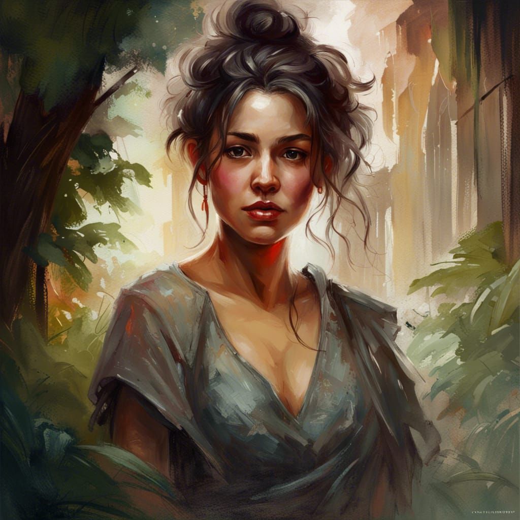 Timeless Beauty in an Outdoor Studio