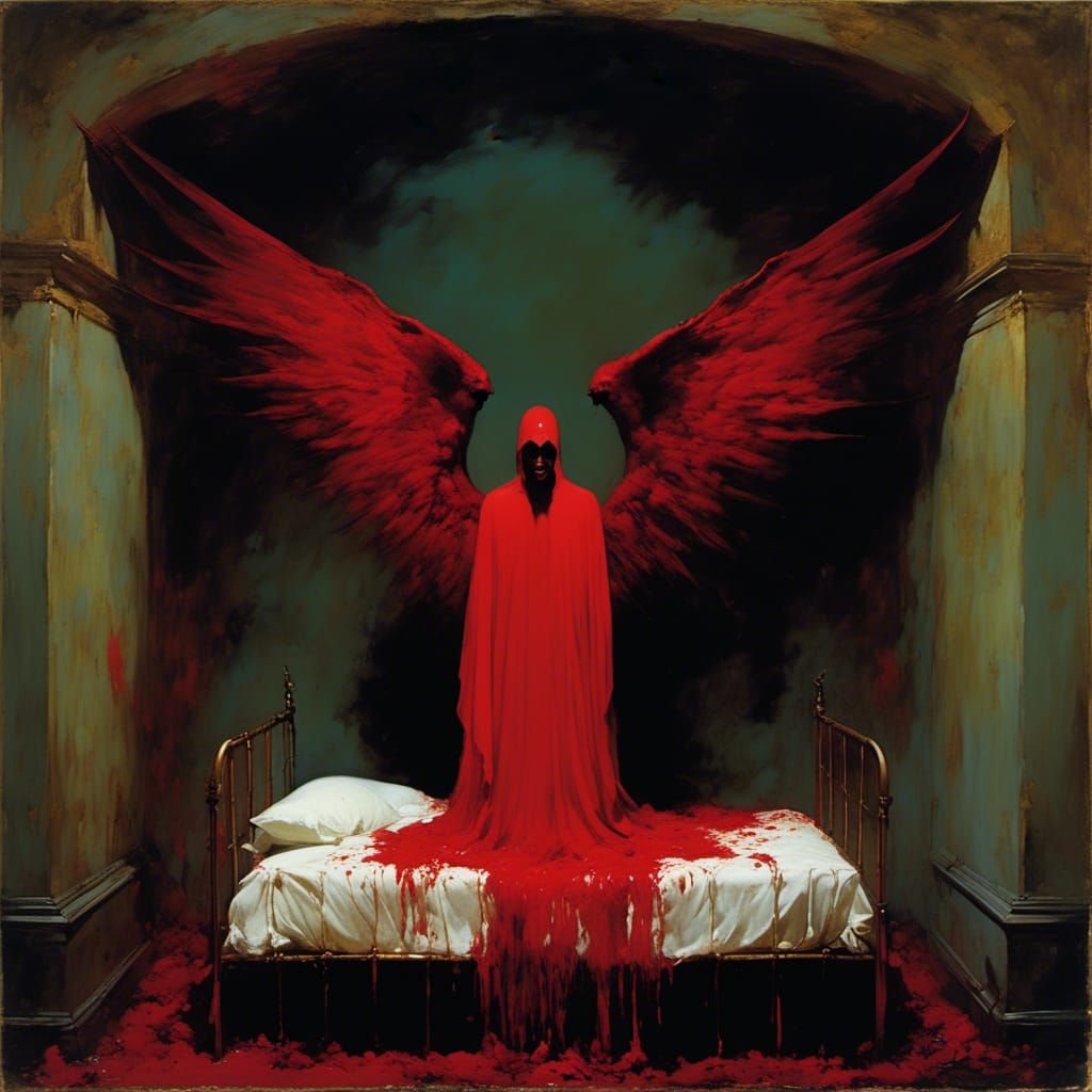 The devil is sleeping in the angel's bed