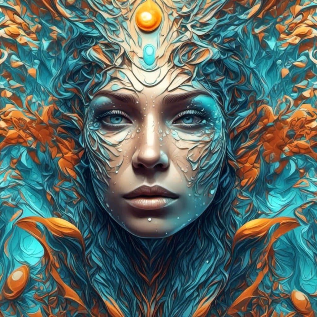 <lora:My2:1.0>  The Future teller.