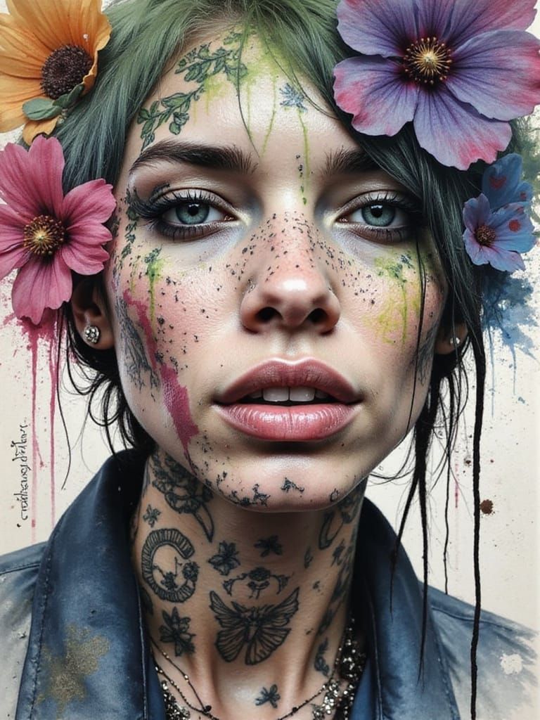 Floral Beauty in the Form of a Woman 2