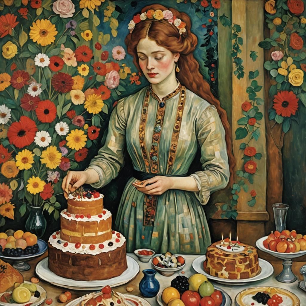 Bella Donna in a Whimsical Feast