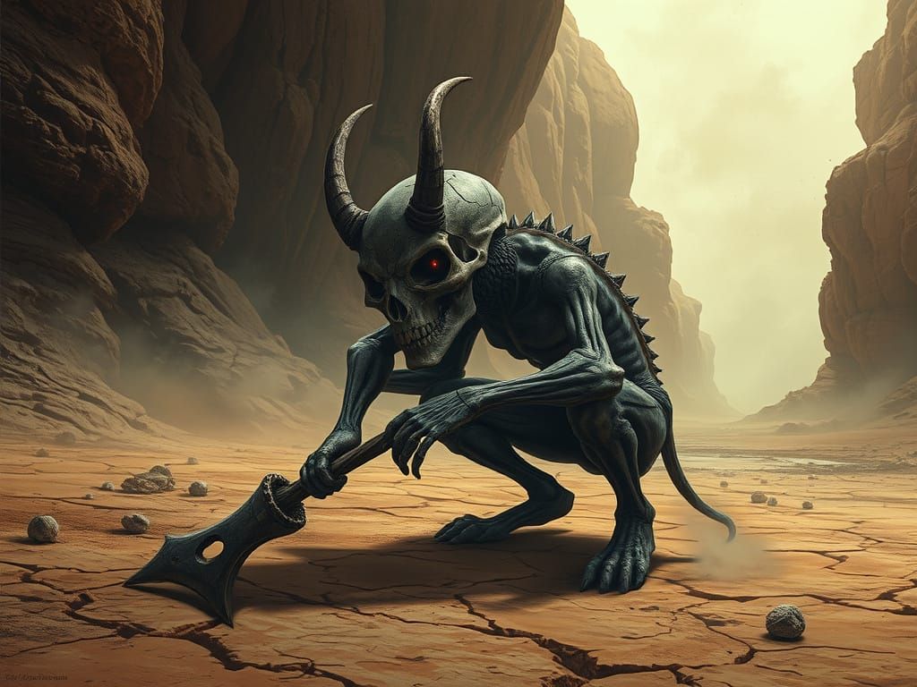 Cubone Brings Fury to the Desert Canyon