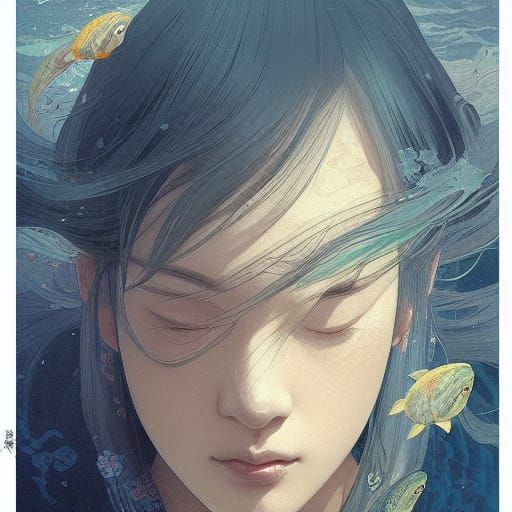 Intricate Japanese Beauty Shines from the Ocean