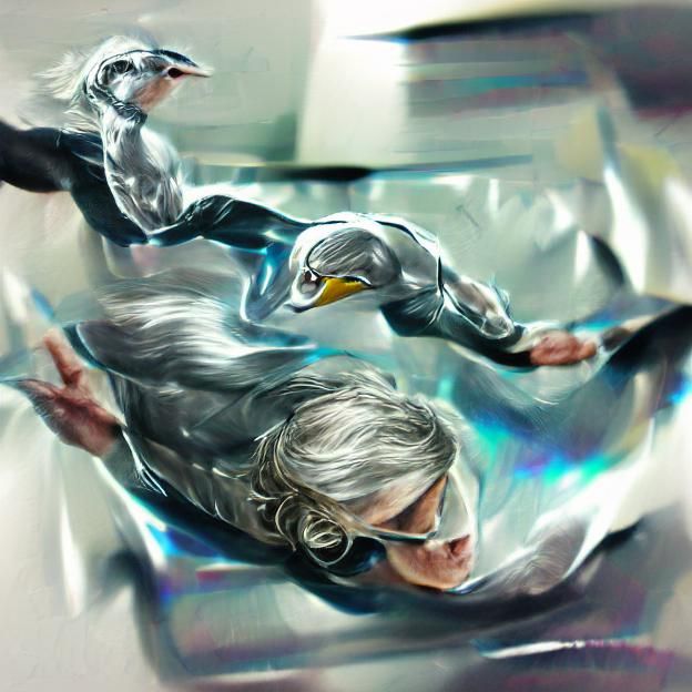 Shimmering Light in Motion