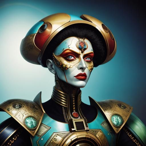 Luxurious Sci-Fi Portraits in Tim Walker's Style