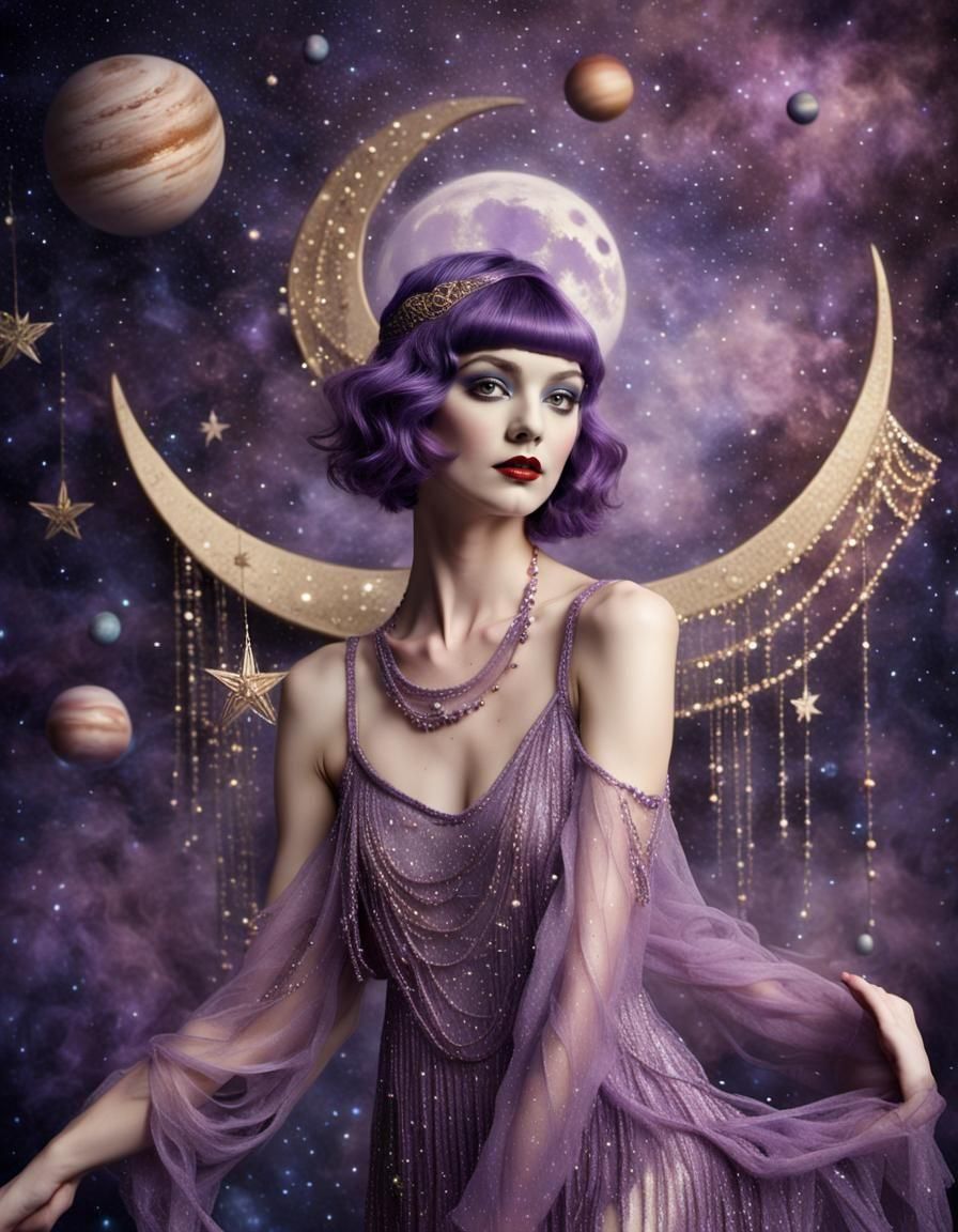 Cosmic flapper girl