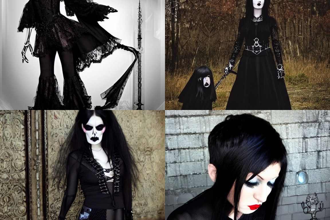 Dark Romanticism Scene in Gothic Style