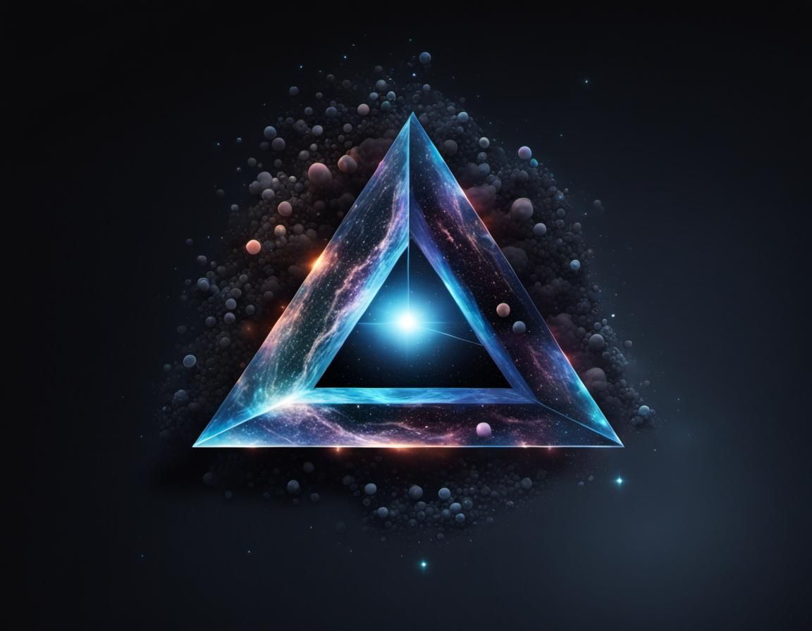 A Timeless Black Hole Event Horizon in Neon Glass and Nebula...