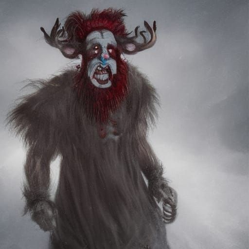 Spectacular Krampus Concept Art in Unreal Engine 5