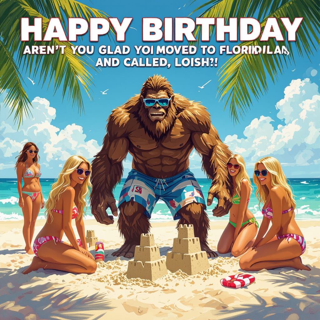 Bigfoot's Beach Birthday Bash in Florida