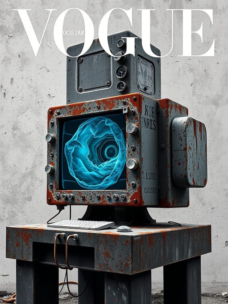 Surreal Fine Art Photograph in a Cyberpunk Aesthetic